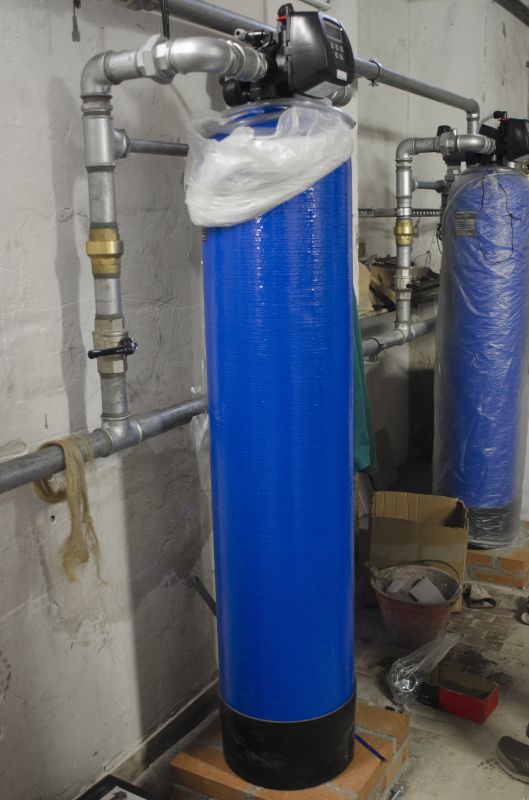 Softener System with Piping Connection